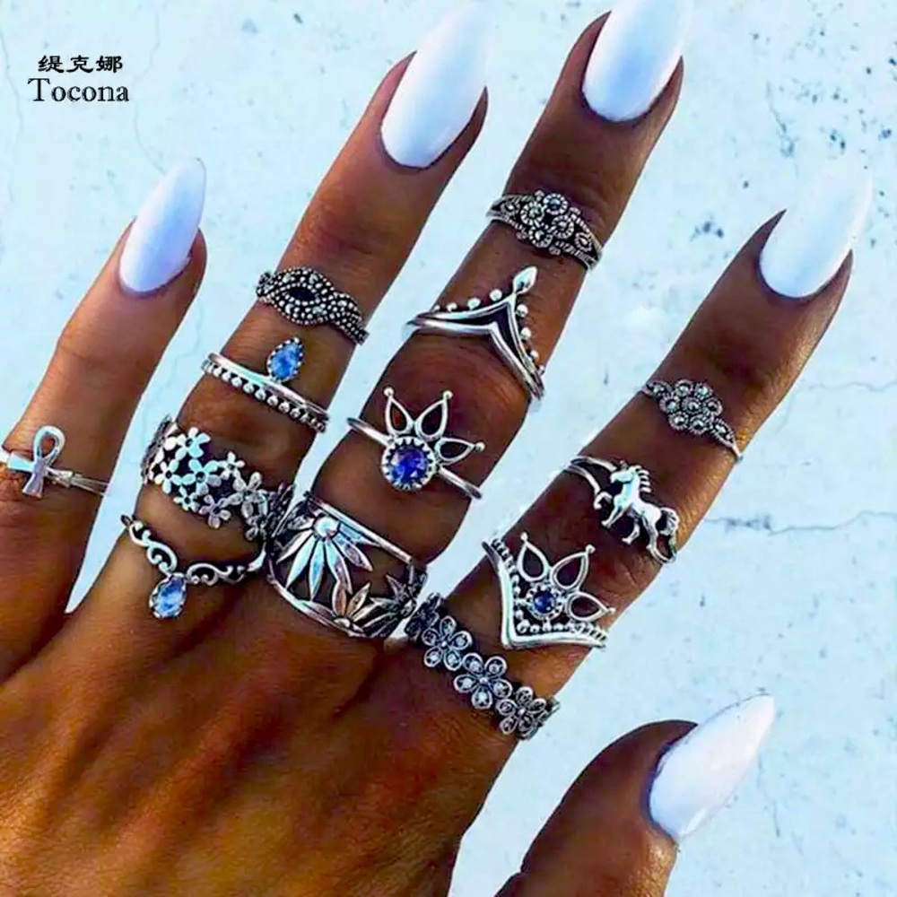 13pc Boho ring set💍🌟